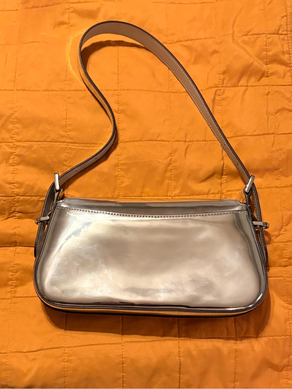 Kate Spade Bridget Mirror Metallic Small Flap Shoulder - Picture 5 of 7